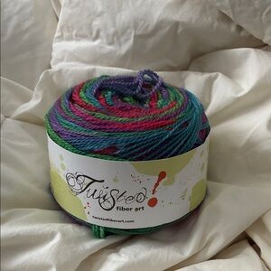 Twisted Fiber Art Multicolor Yarn